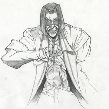 死(デス)ガリメガネ（模写）