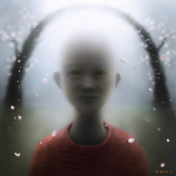 光、少女