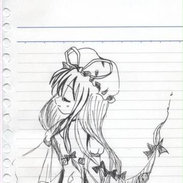 手書き紫