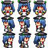 RPGツクールVX用比那名居天子キャラチップ