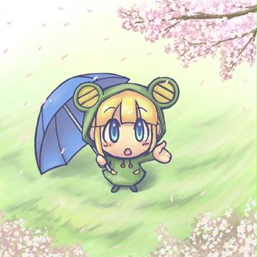 薄紅の雨