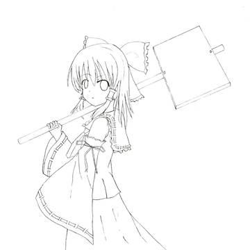 適当線画