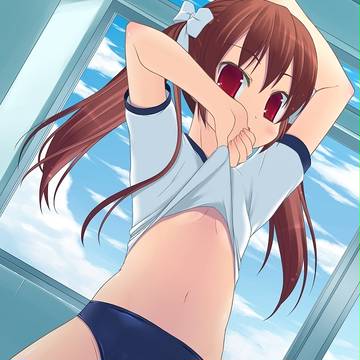 脱ぎかけブルマ子たん