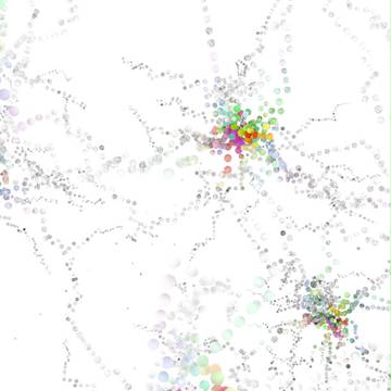 フラクタルなマーブル