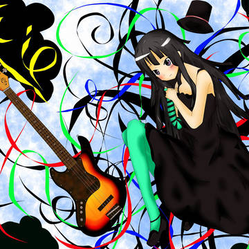 けいおん！の黒髪の子