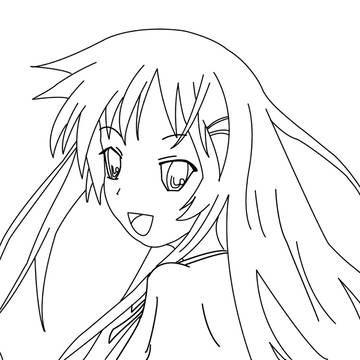 秋庭 里香　線画