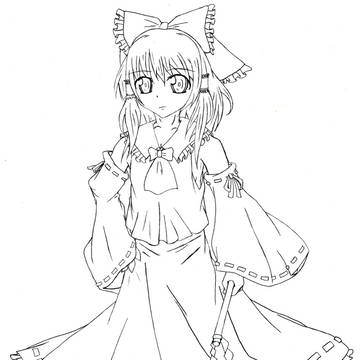 霊夢かいてみた