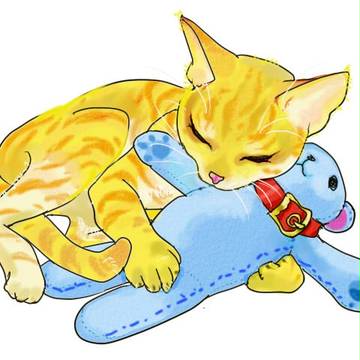 黄ねこと青くま