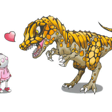 恐竜とロボット