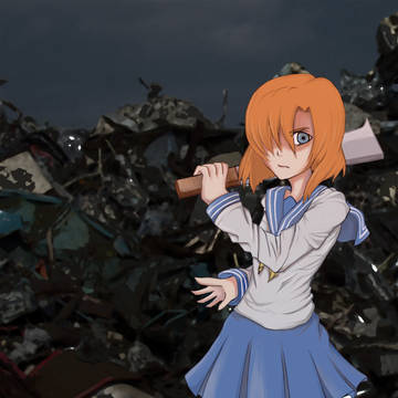 レナ、無音、ごみ山にて。