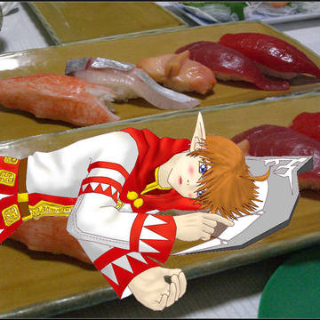 【色塗り大会】巻いても美味しいのよ？【カッパ巻き寿司】