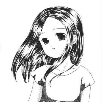 漆黒の長髪