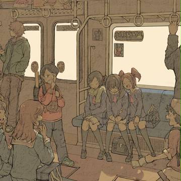 帰りの電車