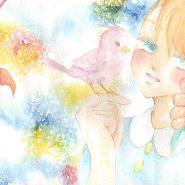 小鳥と少女