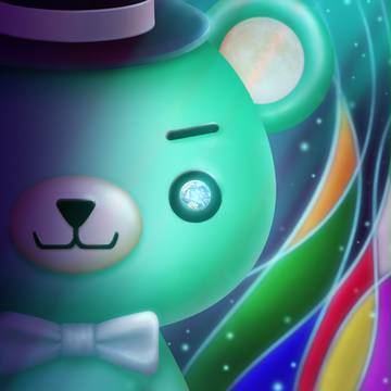 プロフィール用くま