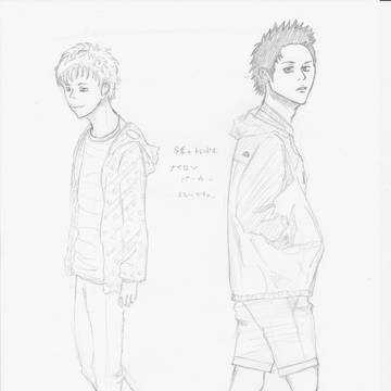 パーカー男子。