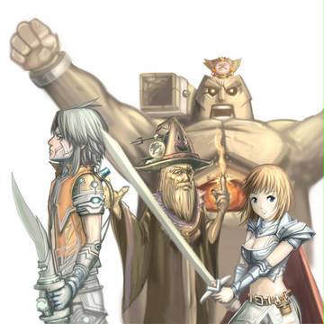 厚塗り練習　創作ＲＰＧ的な絵