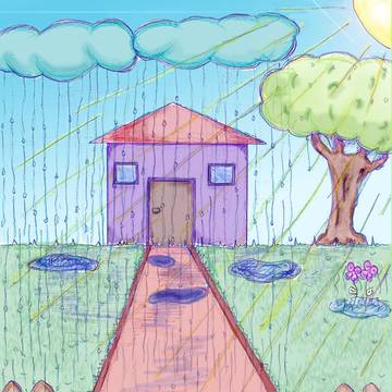 雨上がり