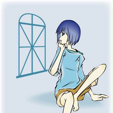 青。