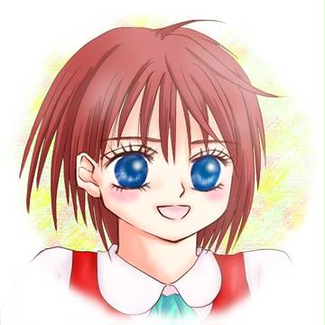赤い髪にしてみた