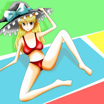 水着魔理沙