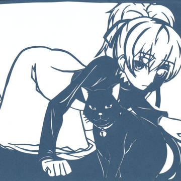 切り絵DARKER　THAN　BLACK