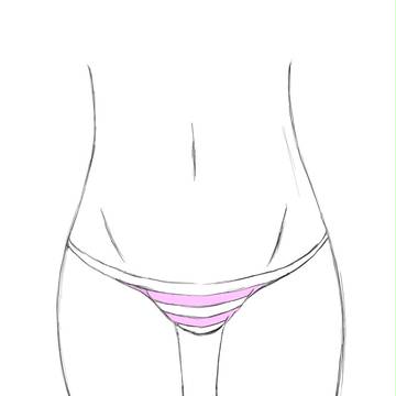 ピンク×白