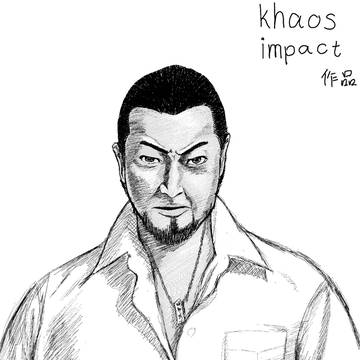 役者さんの写真を見て描いた模写です。