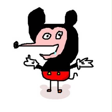 かわいいミッキーマウス