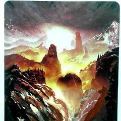 MTG拡張アート　《山/Mountain(CHK)》