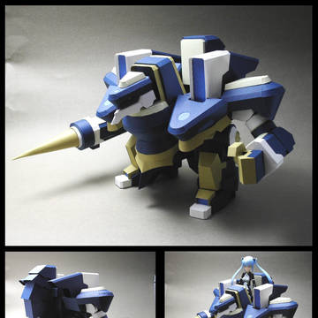ペーパークラフト　ガラティア