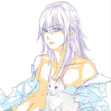 rikuと猫