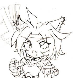 ミスラ（着色前）
