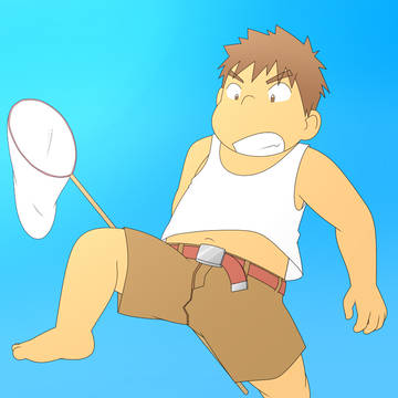 元気に虫取り＾＾