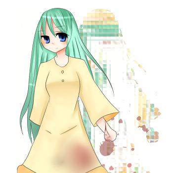 髪下ろしたミク