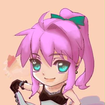 女の子とイチゴショート