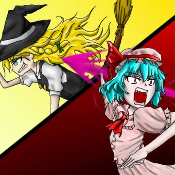 レミリアと魔理沙