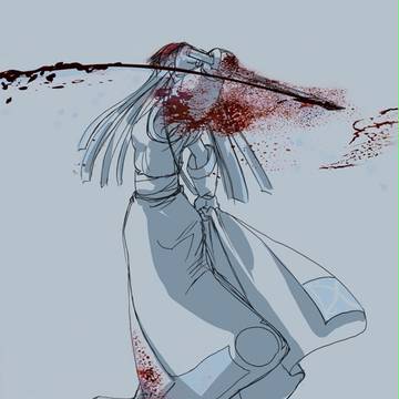 後姿