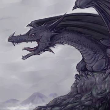 直描きドラゴン