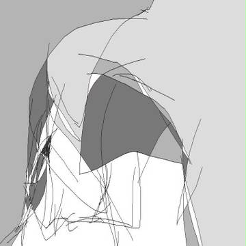 線画＃４「未練なき」