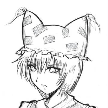 【筆ペン】藍様【楽書き】