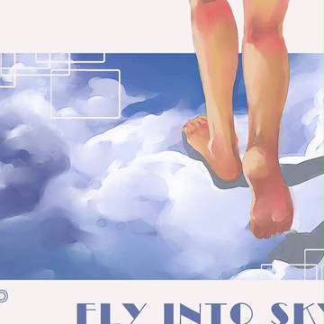 fly into sky