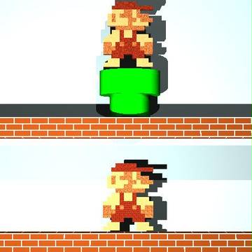 土管でマリオ