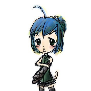 機械少女 着色