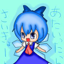 チルノを塗ってみました