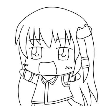 早苗さん　落書き
