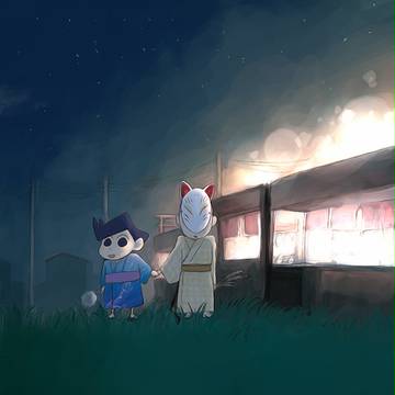 お祭りの夜