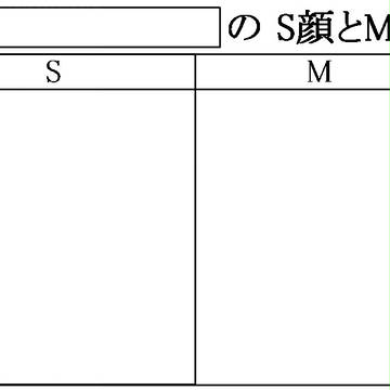 【イメレス】S顔とM顔【テンプレ】