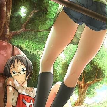 木漏れ日の中で