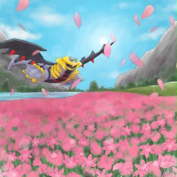 ミーをお花畑に